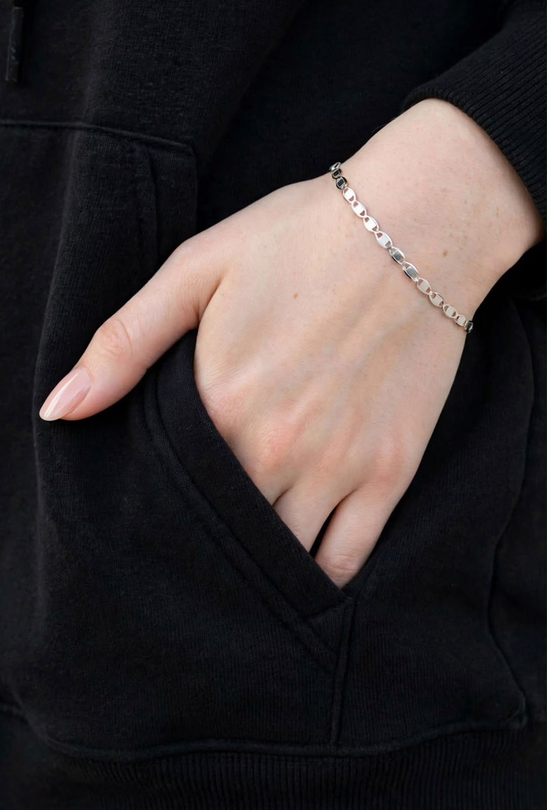 Pulsera eslabon espejo